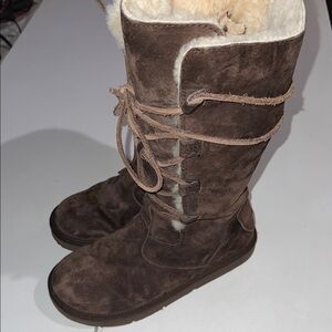 UGG Brown suede boots size 8